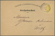 15094 Luxemburg: 1875, 5 C. Yellow Tied By Cds. "LUXEMBURG 12.8.81" To Private Pre-printing Card "Carte-Co - Sonstige & Ohne Zuordnung