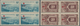 15195 Monaco: 1940, Rotes Kreuz Freimarken, Kpl. Postfr. Luxusviererblocksatz. (Yvert 1.640,-?) - Ungebraucht