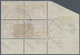 15249 Niederlande: 1926, 1 1/2 C Red-violet, Corner Block Of 4, One Stamp With Variety "CEN Instead Of CEN - Lettres & Documents