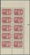 15262 Niederlande: 1952, Stamp Exhibition "ITEP", 2c. To 20c., Complete Set In Marginal Blocks Of Ten, Unm - Lettres & Documents