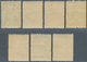 15263A Niederlande - Schiffstresormarken (Brandkastzegels): 1921, 15c. To 7.50gld., Complete Set Of Seven V - Autres & Non Classés