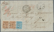 15271 Norwegen: 1863, 4 Sk Blue And Horizontal Pair 24 Sk Brown, Tied By Clear Single Circle KRAGERO, 15/9 - Ungebraucht