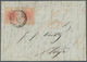 15301 Österreich: 1851, 2x 3 Kreuzer Rot Sauber Mit Doppelkreisstempel Von Triest Entwertet Auf Unterfrank - Neufs