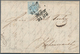 15317 Österreich: 1850, 9 Kr. Hellblau HP Type I Zwei Faltbriefe Jeweils Mit Einzelmarke (allseits Voll- B - Neufs