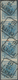15322 Österreich: 1850, 9 Kr. Blau HP Type III Im Senkrechten Viererstreifen Davon Die Unteren Drei Marken - Ungebraucht