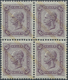 15366 Österreich: 1904, 40 H. Dunkelviolett, Postfrischer, Perfekter Zentrischer Luxus-4er-Block (A:N.K. 5 - Neufs