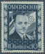 15415 Österreich: 1936 'Dollfuß' 10s., Postfrisch Und In Frischer, Sehr Guter Erhaltung. Rückseitig Mit Un - Neufs