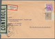 15423 Österreich: 1945, 12 G Mittelbraun U. 30 G Purpurviolett Posthorn, MiF Auf Ortseinschreibe-Brief Von - Ungebraucht