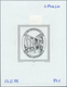 15500 Österreich: 1988. Probedruck In Schwarz Für Marke "Tag Der Briefmarke", Bezeichnet Vs. U.a. Mit "1. - Ungebraucht