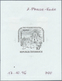 15518 Österreich: 1997. Probedruck In Schwarz Für Marke "Volksbrauchtum", Bezeichnet Vs. U.a. Mit "2. Phas - Ungebraucht