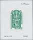 15523 Österreich: 2003. Probedruck In Grün Für Marke "weihnachten", Bezeichnet Vs. U.a. Mit "1. Phase / 30 - Ungebraucht