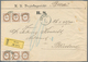 15550 Österreich - Portomarken: 1900/1916, 3 Behördenbriefe Von Neuhaus Nach Straz (Reco) Sowie Aus Hvar V - Taxe