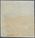 15594 Österreich - Zeitungsstempelmarken: 1851. Merkur Blau Auf Geripptem Papier, Mit Langstempel "TRIENT - Journaux