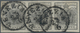 15603 Österreich - Lombardei Und Venetien: 1850, 10 Cent. Schwarz HP Type Ib Im Allseits Voll- Bis Breitra - Lombardo-Venetien