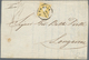 15604 Österreich - Lombardei Und Venetien: 1859: 2 Soldi, Type II Auf Kompletter Drucksache Nach Longarone - Lombardo-Vénétie