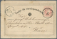 15648 Österreichische Post In Der Levante: 1873, 4 So. Ganzsachenkarte, Ziffer 4 Mit Breitem Fuß, Gebrauch - Levante-Marken