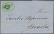 15656 Österreich - Donau-Dampfschifffahrtsgesellschaft: 1867 (ca.), 10 Kr. Grün, Type I Auf Faltbriefhülle - Sonstige & Ohne Zuordnung