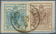 15663 Österreichisch-Ungarische Feldpost - Rumänien: 1854, Austria 6 Kr. Brown And 9 Kr. Blue, Both With W - Autres & Non Classés