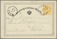 15681 Österreich - Ganzsachen: 1870/1872, Fünf Correspondenz-Karten 2 Kr. Gelb In Teils Unterschiedl. Type - Sonstige & Ohne Zuordnung