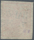 15706 Österreich - Stempel: BALZERS (Liechtenstein): 1850, 3 Kr. Rot HP Allseits Voll- Bis Breitrandig Mit - Macchine Per Obliterare (EMA)