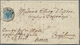 15711 Österreich - Stempel: FORRO (Ungarn): 1850, 9 Kr. Blau MP Allseits Voll- Bis Breitrandig Auf Faltbri - Maschinenstempel (EMA)