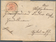 15732 Österreich - Stempel: OBERÖSTERREICH: 1852/58, Fünf Faltbriefe Mit Meist Einzelfrankaturen 3 Kr. Rot - Maschinenstempel (EMA)