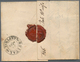 15732 Österreich - Stempel: OBERÖSTERREICH: 1852/58, Fünf Faltbriefe Mit Meist Einzelfrankaturen 3 Kr. Rot - Maschinenstempel (EMA)