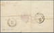 15734 Österreich - Stempel: PESTH (Ungarn): 1852/55, Vier Faltbriefe Mit Teils Unterschiedl. Frankaturen U - Maschinenstempel (EMA)