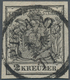 15735 Österreich - Stempel: PIRANO (Küstenland): 1850, 2 Kr. Schwarz HP Type Ia Blau Allseits Vollrandig M - Maschinenstempel (EMA)