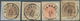 15739 Österreich - Stempel: 1850, "RACZ-BECSE", "RAGENDORF", "SARKANY" Und "SIMONTORNYA" Je K1 Auf Briefst - Maschinenstempel (EMA)
