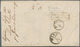 15759 Österreich - Stempel: WARTBERG (Ungarn): 1850, 9 Kr. Blau MP Allseits Voll- Bis Breitrandig Auf Falt - Machines à Affranchir (EMA)