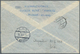 15817 Polen - Ganzsachen: 1937, 55 Gr Blue Stationery Airmail Envelope, Uprated With 15 Gr Brown And 55 Gr - Entiers Postaux