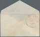 15817A Polen - Ganzsachen: 1859, 1½kop. Red, Stationery Envelope With Two Signatures (Kurmanowicz And Babin - Entiers Postaux