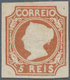 15820 Portugal: 1853, Maria 5r. Light Brown, Type I, Fresh Colour, Full Margins, Unused No Gum, Slight Cre - Briefe U. Dokumente