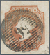 15821 Portugal: 1853, Stamp Queen Maria II. 5 R Light Brown, Huge Margins, Canceled "56", (Mi? 1.200, -). - Storia Postale