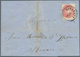 15905 Rumänien: 1866, Lombardy Venetia 5 So. Rose Tied By Cds. "BUCAREST 1.9.(66)" To Local (?) Folded Cov - Lettres & Documents