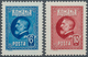 15911 Rumänien: 1926, 60. Geburtstag Von Ferdinand I. FARBFEHLDRUCKE 6 L. In Blau (statt Oliv) Und 10 L. I - Briefe U. Dokumente