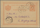 15915 Rumänien - Ganzsachen: 1893, 10 B Red Postal Stationery Card, Sent From IASI, 26.SEP 93, To Hongkong - Ganzsachen