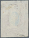 15920 Russland: 1857, First Issue Imperforate 10 K Brown & Blue With Pen And Date Cancellation. (Scott 1). - Neufs