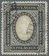 15924 Russland: 1884, 3,50 R. Black / Yellow Gray On Vertically Striped Paper With Tender Cancellation, Ed - Ungebraucht