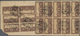 15938 Russland: 1918/1922: Multiple Franking Of 16 Examples Of The 1918 Controle Stamp 25r. Brown-violet & - Neufs