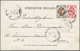 15956 Russland - Wendensche Kreispost: 1900, Picture Postcard Franked With Russian 3 Kop Arms Stamp And 2 - Autres & Non Classés