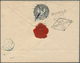 15975 Russland - Ganzsachen: 1858, Stationery Envelope 10kop. Grey, Used From "ST.PETERSBOURG 29.XI.1858" - Entiers Postaux