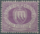 15991 San Marino: 1877, 40 C Violett, Ungebrauchtes Kabinettstück Mit Originalgummi Und Falzspur, Mi. 850, - Ungebraucht