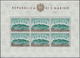 16011 San Marino: 1961, Europa, Five Little Sheets Of Six Stamps Each, All Mint Never Hinged (Mi. 1250,-) - Neufs