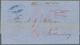 16019 Schweden: 1867, "FRAN DANMARK", Boxed VIOLET Ship Mail Arrival Marking On Entire Letter From Copenha - Neufs