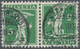 16129 Schweiz - Zusammendrucke: 1910: Tellknabe 5 Rp, Type II, Kehrdruckpaar, Sauber Gestempeltes Qualität - Zusammendrucke