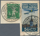 16140 Schweiz - Halbamtliche Flugmarken: 1913: 50 C Aarau/Olten/Lenzburg, Sauber Gestempelt Mit 5 Rp Auf B - Gebraucht