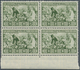 16194 Sowjetunion: 1933, People's Of The USSR, 30kop. Green "Crimean Tatars", MARGINAL BLOCK OF FOUR, Unmo - Lettres & Documents
