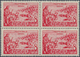 16195 Sowjetunion: 1933, People's Of The USSR, 8kop. Carmine "Abkhazians", BLOCK OF FOUR, Unmounted Mint. - Briefe U. Dokumente